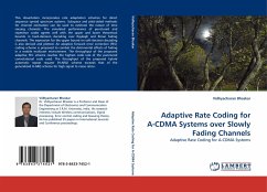 Adaptive Rate Coding for A-CDMA Systems over Slowly Fading Channels