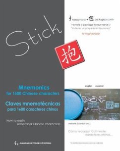 Mnemonics for 1600 Chinese characters / Claves mnemotécnicas para 1600 caracteres chinos - Schmidt, Melanie