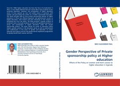 Gender Perspective of Private sponsorship policy at Higher education