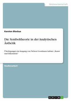 Die Symboltheorie in der Analytischen Ästhetik