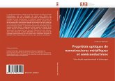 Propriétés optiques de nanostructures métalliques et semiconductrices