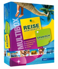 Multibox Reisewortschatz Spanisch, m. 4 Audio-CD, m. 1 Buch, m. 800 Beilage, m. 1 Beilage - dnf-Verlag Multibox Reisewortschatz Spanisch, m. 4 Audio-CD, m. 1 Buch, m. 800 Beilage, m. 1 Beilage - dnf-Verlag