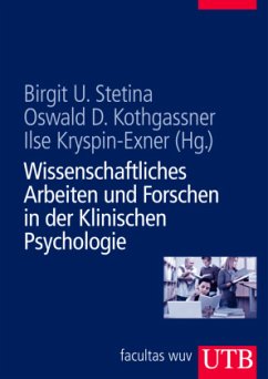 Cover Wissenschaftliches Arbeiten und Forschen in der Klinischen Psychologie