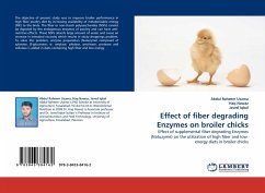 Effect of fiber degrading Enzymes on broiler chicks