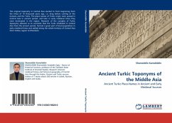 Ancient Turkic Toponyms of the Middle Asia