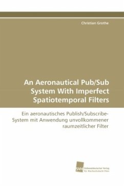 An Aeronautical Pub/Sub System With Imperfect Spatiotemporal Filters