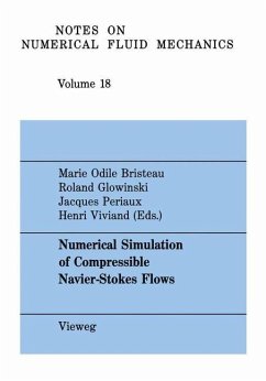 Numerical Simulation of Compressible Navier-Stokes Flows