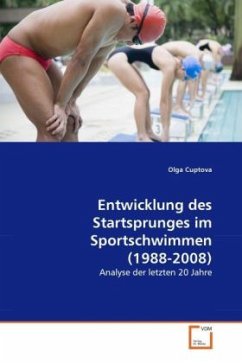 Cover Entwicklung des Startsprunges im Sportschwimmen (1988-2008)