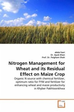 Nitrogen Management for Wheat and its Residual Effect on Maize Crop - Bari, Abdul;Khan, Ayub;Shah, Paigham