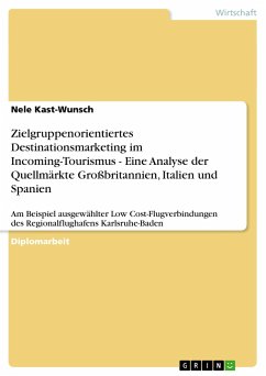 Zielgruppenorientiertes Destinationsmarketing im Incoming-Tourismus - Eine Analyse der Quellmärkte Großbritannien, Italien und Spanien - Kast-Wunsch, Nele