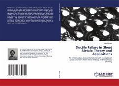 Ductile Failure in Sheet Metals: Theory and Applications