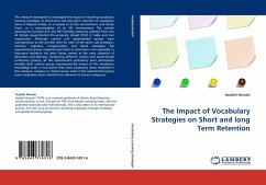 The Impact of Vocabulary Strategies on Short and long Term Retention - Nemati, Azadeh