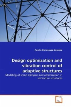 Design optimization and vibration control of adaptive structures