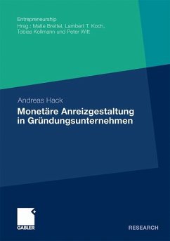 Monetäre Anreizgestaltung in Gründungsunternehmen - Hack, Andreas