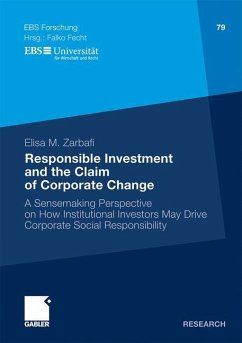 Responsible Investment and the Claim of Corporate Change - Zarbafi, Elisa M.