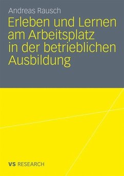 Erleben und Lernen am Arbeitsplatz in der betrieblichen Ausbildung - Rausch, Andreas