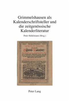 Cover Grimmelshausen als Kalenderschriftsteller und die zeitgenössische Kalenderliteratur