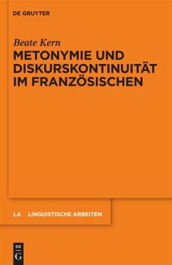Metonymie und Diskurskontinuität im Französischen - Kern, Beate