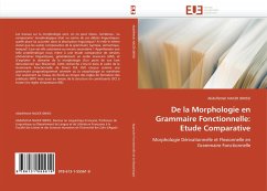 De la Morphologie en Grammaire Fonctionnelle: Etude Comparative - NACER IDRISSI, Abdelfettah