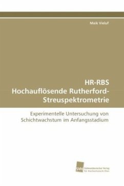 HR-RBS Hochauflösende Rutherford-Streuspektrometrie - Vieluf, Maik