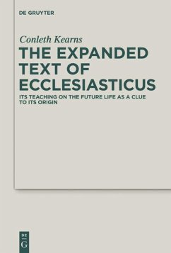 The Expanded Text of Ecclesiasticus - Kearns, Conleth