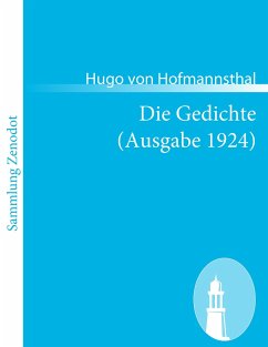 Die Gedichte (Ausgabe 1924) - Hofmannsthal, Hugo von