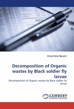 Decomposition of Organic wastes by Black soldier fly larvae