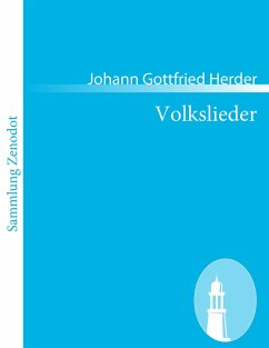 Volkslieder - Herder, Johann Gottfried