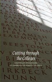 Cutting Through the Colleges - Cardozo Kindersley, Lida