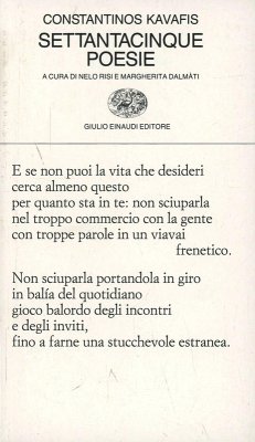 Cover Settantacinque poesie