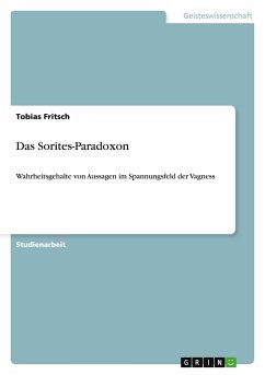 Das Sorites-Paradoxon - Fritsch, Tobias