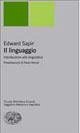 Il linguaggio. Introduzione alla linguistica