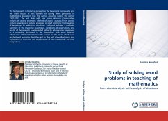 Study of solving word problems in teaching of mathematics