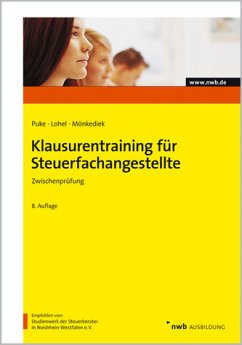 Cover Klausurentraining für Steuerfachangestellte - Zwischenprüfung