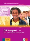 DaF kompakt. Lehr- und Arbeitsbuch mit 2 Audio-CDs. A2