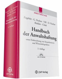 Cover Handbuch der Anwaltshaftung, m. CD-ROM