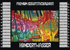 Hundertwasser Premium Geburtstagskalender - Hundertwasser, Friedensreich