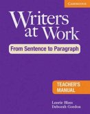 From Sentence to Paragraph, Teacher's Manual