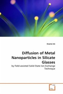 Diffusion of Metal Nanoparticles in Silicate Glasses