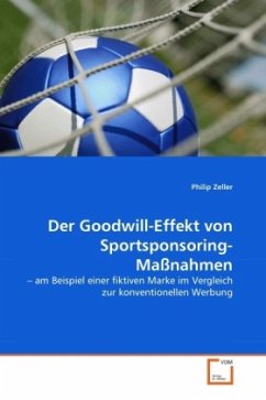 Der Goodwill-Effekt von Sportsponsoring-Maßnahmen