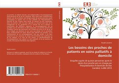 Les besoins des proches de patients en soins palliatifs à domicile - Lasserre, Haude