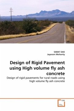 Design of Rigid Pavement using High volume fly ash concrete