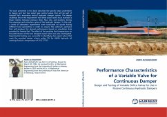 Performance Characteristics of a Variable Valve for Continuous Damper