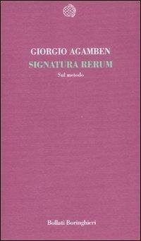 Signatura rerum. Sul metodo Signatura rerum. Sul metodo