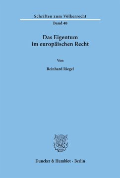 Cover Das Eigentum im europäischen Recht