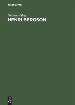 Henri Bergson - Pflug, Günther