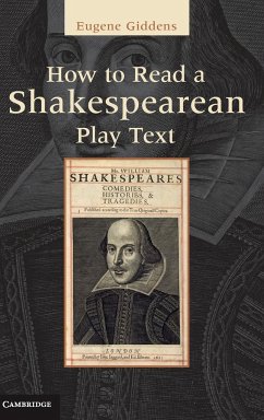 How to Read a Shakespearean Play Text