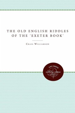 The Old English Riddles of the 'Exeter Book'
