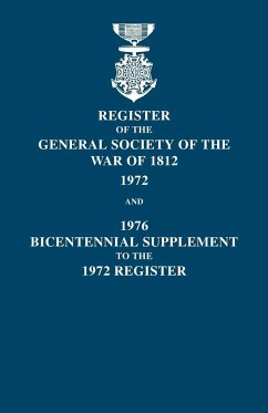 Register of the General Society of the War of 1812