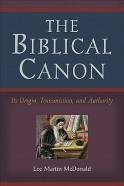 The Biblical Canon - Mcdonald, Lee Martin